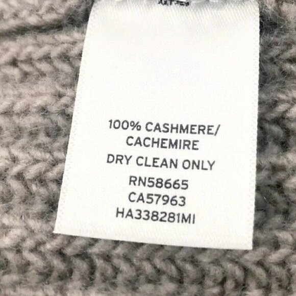 Halogen 100% cashmere Ribbed Turtleneck Knit Beige Sweater Size XS - Picture 5 of 6